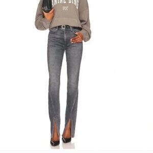 NWT Mother The Rascal Sliced Up Heel Fray Digging Up Dirt Jean size 26